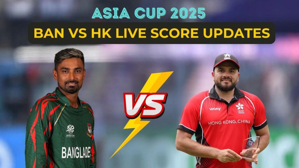 Asia Cup 2025: Bangladesh bowl against Hong Kong
