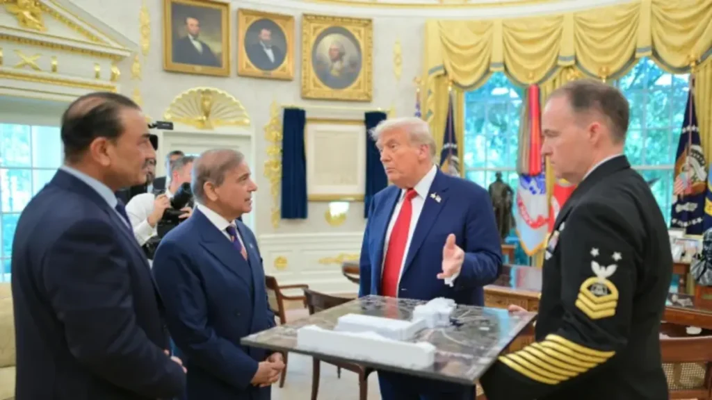 PM Shehbaz, President Trump share historic White House meeting