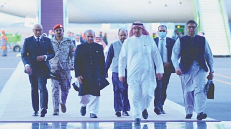 PM returns to London following landmark Saudi visit