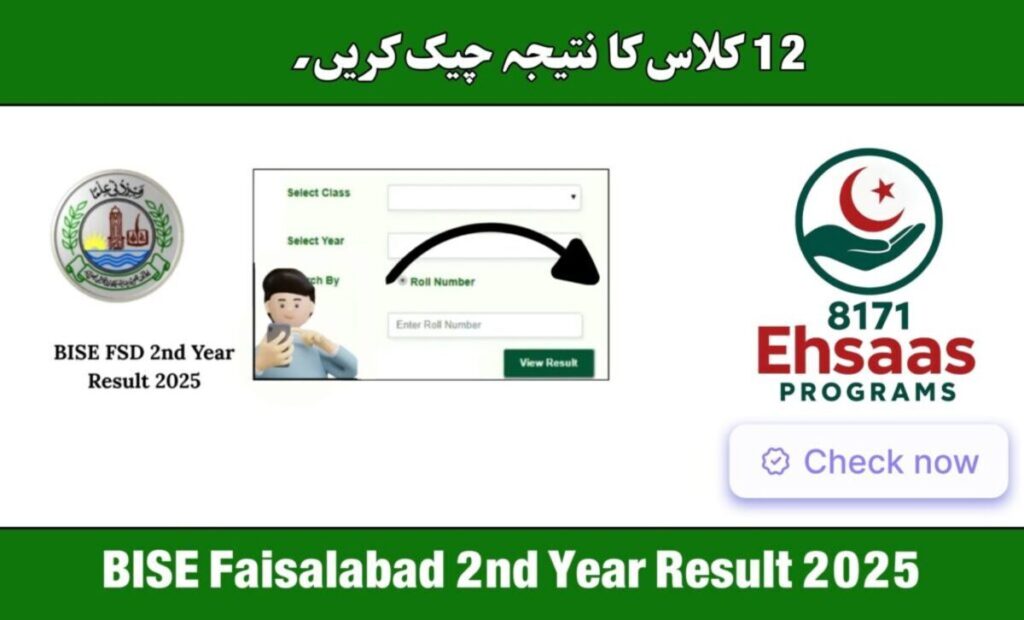 12th Class Result 2025 Faisalabad Board