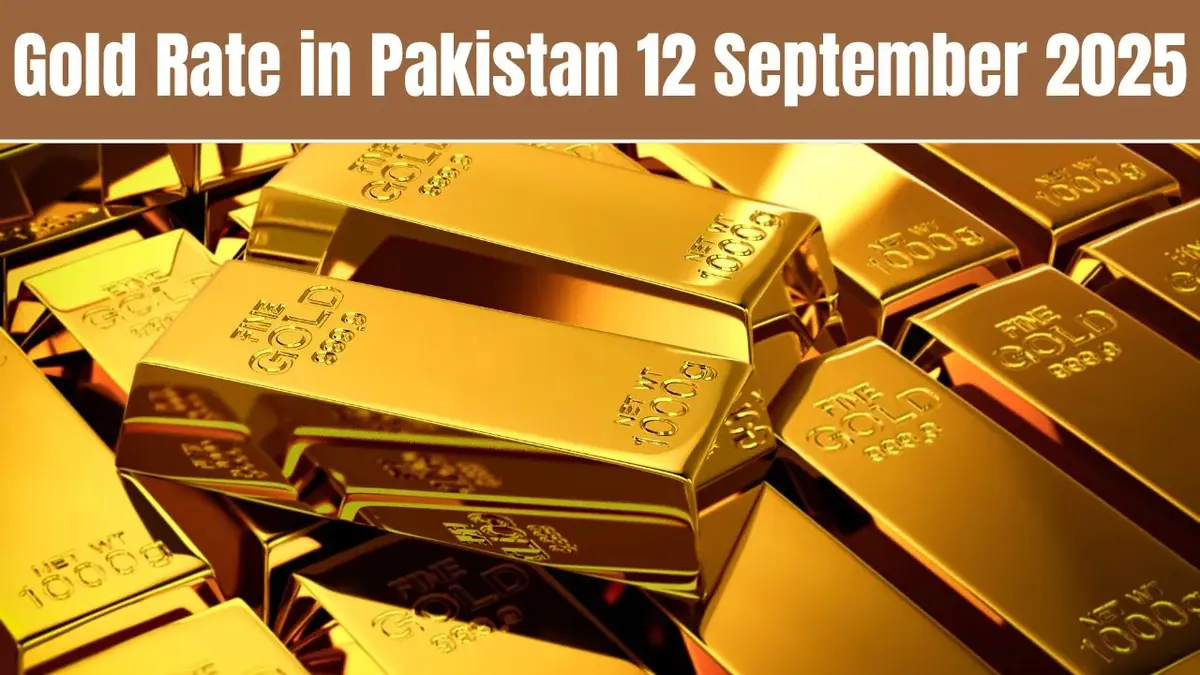 Gold rates rebound in Pakistan — September 12, 2025