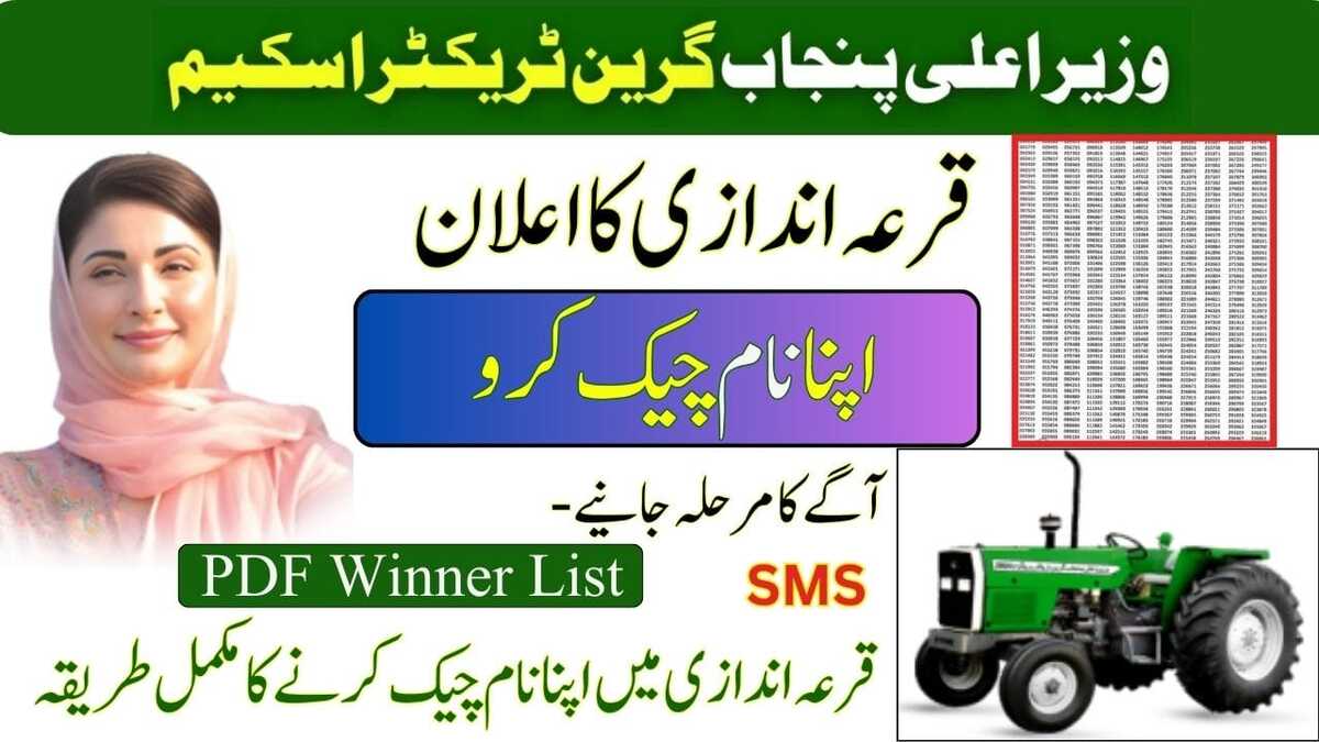 Green Tractor Scheme draw results announced 2025