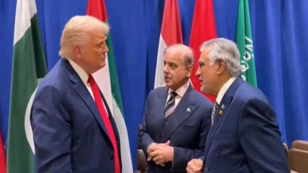 Donald Trump greets PM Shehbaz, other Muslim leaders on UNGA sidelines