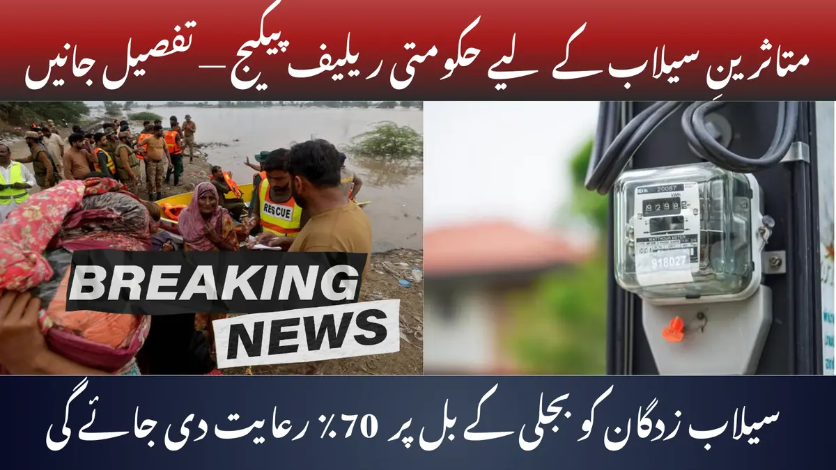 Electricity bill relief announced for flood-affected areas 2025