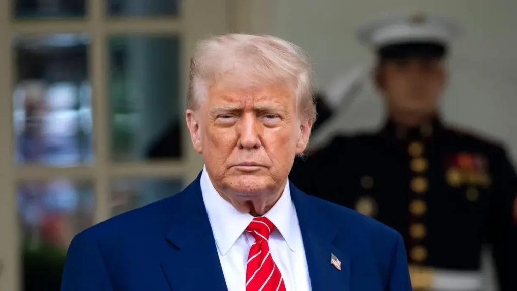 Trump with Australian journalist over business deals in office