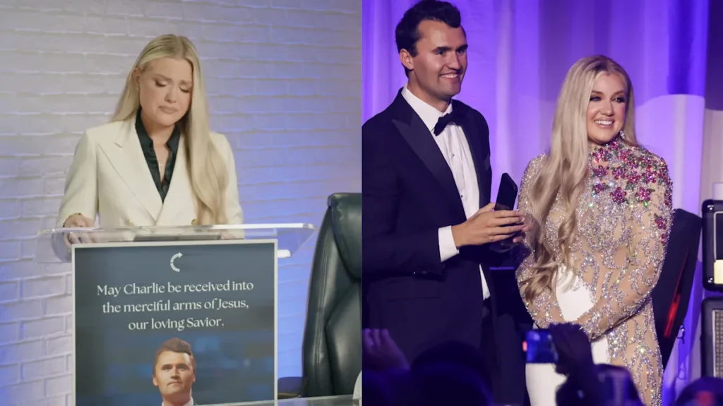 I will never let your legacy die Charlie Kirk's widow gives tearful address after shoot 2025