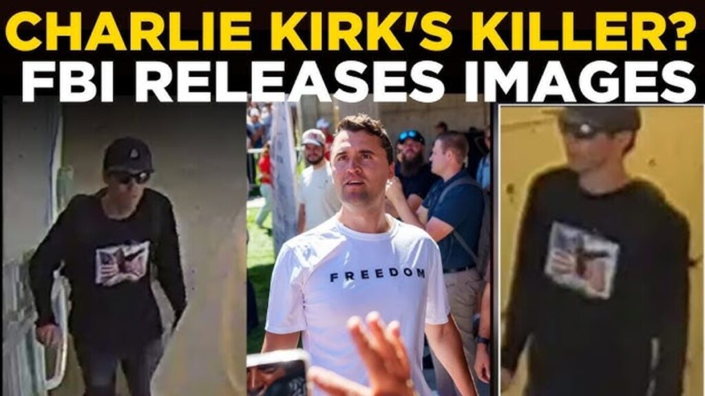 FBI releases video of suspect in Charlie Kirk shooting
