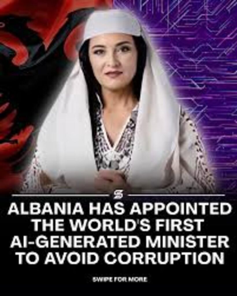 Albania artificial intelligence minister to avoid corruption