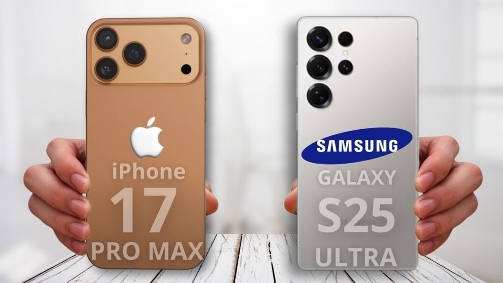 Apple iPhone 17 Pro Max vs. Samsung Galaxy S25 Ultra